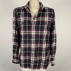 💕 LRL Ralph Lauren Plaid Button-Up Shirt M